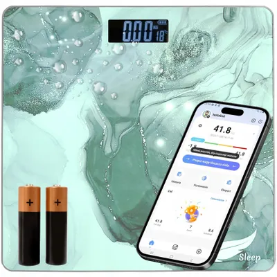 Zdjęcie produktu dla Waga Łazienkowa Analityczna Smart 180Kg, Bmi, Tłuszcz, Mięśnie, Aplikacja