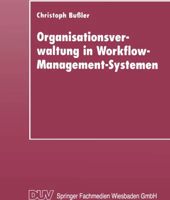 Produktbild von Organisationsverwaltung in Workflow-Management-Systemen