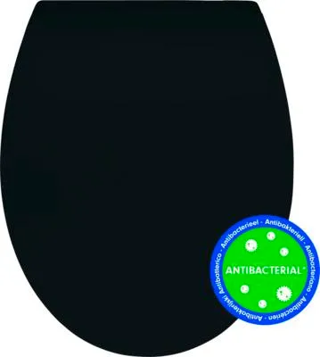 Produktbild von form&style WC-Sitz RANVELI Click & Clean schwarz mit Absenkautomatik matt schwarz