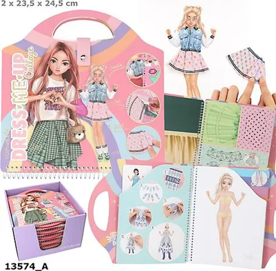 Zdjęcie produktu dla TOPModel - Dress Me Up Stickerbuch mit 20 Seiten
