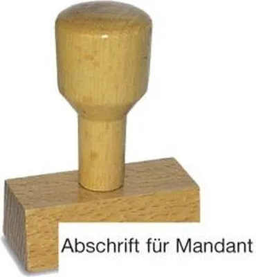 Produktbild von Vorgangsstempel - Abschrift für Mandant