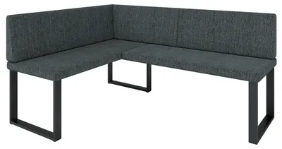 Produktbild von Eckbank Akiko NINA Metal [] -168x128 RECHTS-INARI 96- Stoff|Eckbankgruppe für Ihrem Esszimmer|Küche|modern|Sitzecke|Essecke