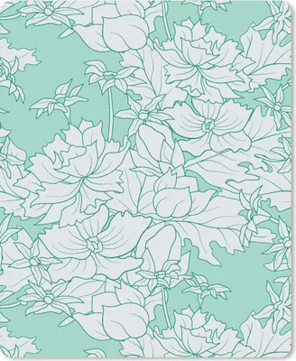 Produktbild von MuchoWow® Mauspad Mousepad Muster - Vintage - Blumen 19x23 cm - Mousepads - Maus Mat - Pad - Mausunterlage - Mauspads - Spielen