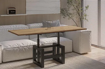 Produktbild von ENDO-Möbel Couchtisch Lili, ausziehbar 110-170cm und höhenverstellbar (Eiche Craft Gold)