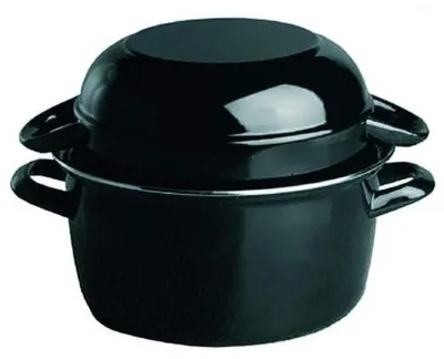 Productafbeelding van Mosselpannet voor 1 kg, diameter ongeveer 18 cm