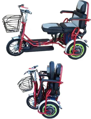 Produktbild von Reisemobil ZWEISITZER KLAPPRAD ElektroMobil ElektroScooter Faltbar SeniorenMobil
