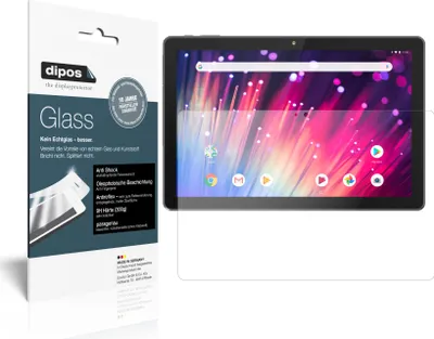Produktbild von 2x Schutzfolie für Peaq PET 100 matt - Anti-Shock 9H Folie dipos Glass Kunststoffglas