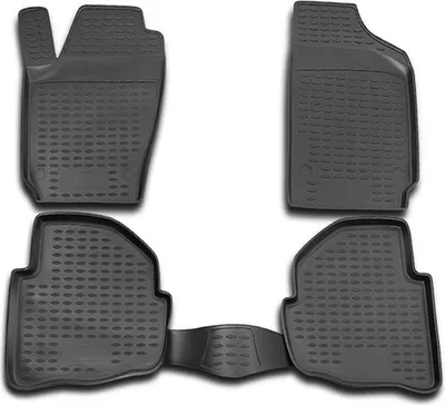 Zdjęcie produktu dla 2002-2008 Seat Ibiza dywaniki podłogowe TPE czarne 4 szt