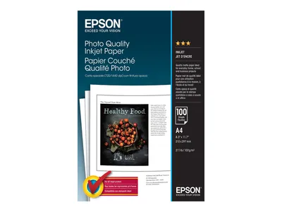 Obrázek produktu pro Epson Photo Quality Inkjet Paper A 4, 100 listů, 102 g S 041061