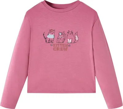 Produktbild von Kinder-Langarmshirt Himbeerrosa 104