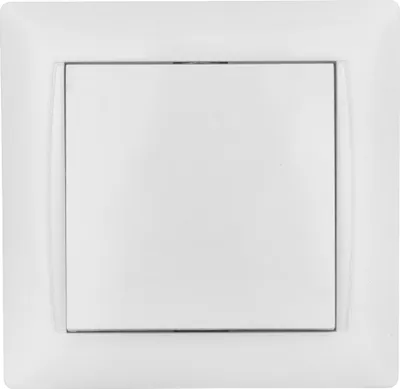 Produktbild von Lichtschalter Wandschalter Ein/Aus Schalter mit Rahmen Unterputz Serie KISS ME weiß
