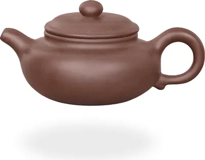 Produktbild von tea4chill chinesische Teekanne Nanjing aus Ton 200ml, handgefertigt, in eleganter Geschenkbox
