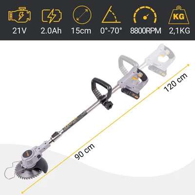Image de MEILLEURES tondeuses à batterie, coupe-bordures, débroussailleuses électriques, débroussailleuses à fil + fil, 2 batteries 3.0