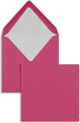 Produktbild von Briefumschläge 164x164mm 100g/qm gummiert VE=100 Stück fuchsia