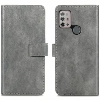 Imagen del producto de Funda Tipo Libro de Lujo para Motorola Moto G30 / G20 / G10 (Power) - Gris, Imagen generada por IA