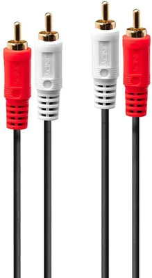Immagine prodotto di LINDY Cavo audio stereo 2xRCA/2xRCA M/M 3m