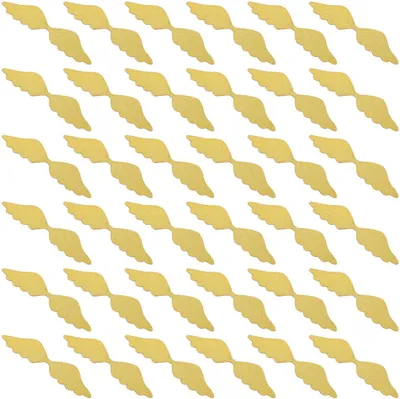 Produktbild von Goldene Tortendekorationen aus Papier, 50 Stück, für Partykuchen