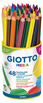 Zdjęcie produktu dla Kolorowe kredki Giotto F518100 Różne kolory 48 szt