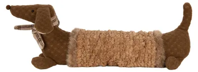 Immagine prodotto di Clayre & Eef Cane bassotto abbracciato 58x20x21 cm Marrone Sintetico
