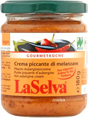 Produktbild von LaSelva Pikante Auberginen Creme - 180g