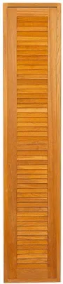 Image de ARC Marine Porte persienne en teck avec cadre 30,5 x 147,5 cm