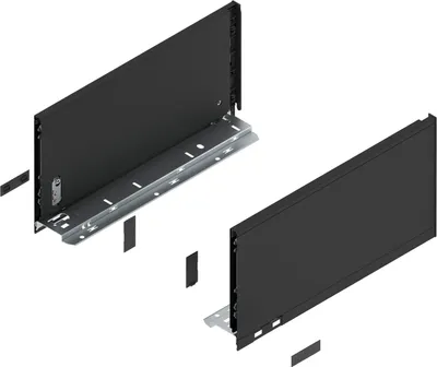 Image de BLUM LEGRABOX pure, profilé de hauteur C, NL 350, noir carbone