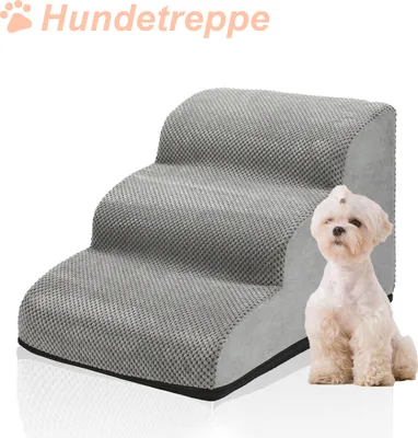 Obrázek produktu pro Yakimz 3-stupňové schody pro psy Neklouzavé schody pro domácí mazlíčky Schody pro psy Snímatelné a omyvatelné