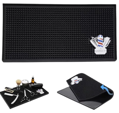 Obrázek produktu pro Podložka na nástroje kadeřnická a barberská protiskluzová 30x15 cm