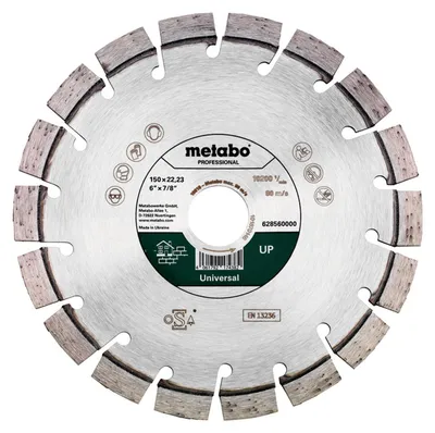 Image de Metabo Disque à tronçonner diamanté 150x22,23mm, "UP", universel "professional