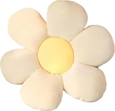 Produktbild von Dekokissen - Blume - Gänseblümchen - 40 cm - Polyester - Weich und dehnbar