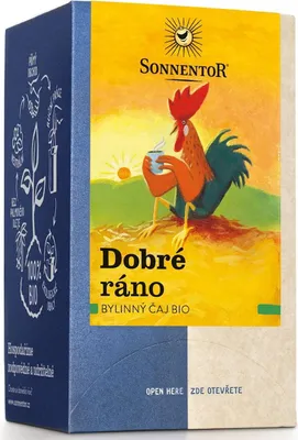 HERBATKA ZIOŁOWA NA DZIEŃ DOBRY (GOOD MORNING) BIO (18 x 1,5 g) 27 g - SONNENTOR