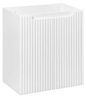 Image de Meuble sous-vasque à portes 50 cm - H 57 x L 50 x P 39 cm - Astral White