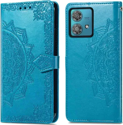 Image de imoshion Bibliothèque Mandala pour le Motorola Edge 40 Neo - Turquoise