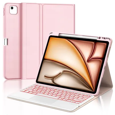 Produktbild von Hülle Tastatur für und Pro 13 hülle mit tastatur Rosa Air 13 2026 M4 2025 M3 2024 M2
