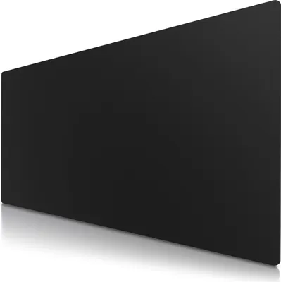 Produktbild von CSL Mauspad, Schreibtischunterlage XXL, Elegante Leder Optik, Mousepad 900 x 400 mm, schwarz mit Logo