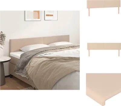 Immagine prodotto di vidaXL Testiere 2 pz. Cappuccino-marrone 100x5x78/88 cm in Pelle finta - Testate e piedi