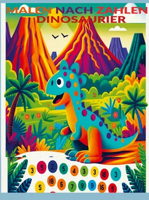 Produktbild von Malen nach Zahlen - Dinosaurier