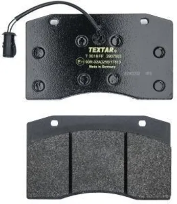 Obrázek produktu pro TEXTAR 2907503, sada brzdových destiček, přední náprava