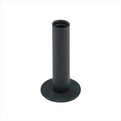 Kerzenhalter 12cm, Eisen, Schwarz, für Kerzen bis Ø 2cm