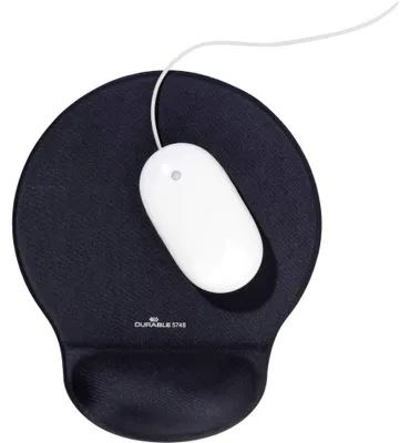 Obrázok produktu pre Odolná gélová podložka pod zápästie, ergonomická, protišmyková, antracitová, 574958 – podložka pod myš
