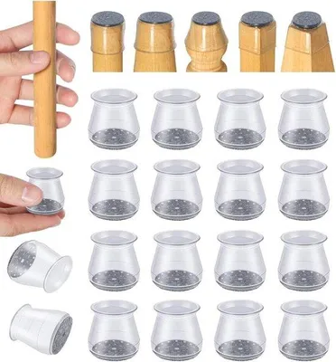Produktbild von Stoelpoten für Hartholzböden 16 Stück 2.3-3.3 cm