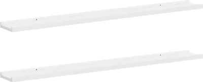 Produktbild von vidaXL Wandregale 2 Stk. Weiß 100x9x3 cm