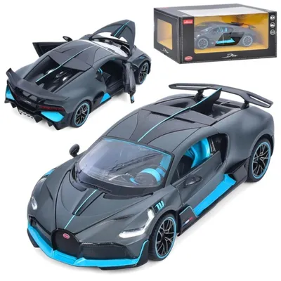 Zdjęcie produktu dla Bugatti Divo 1:24 Rastar – Metalowy Model Kolekcjonerski z Otwieranymi Drzwiami i Detalami Premium
