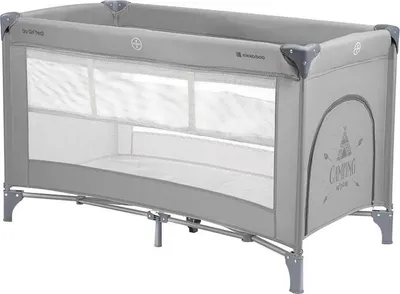 Produktbild von Kikkaboo So Gifted 2023 Reisebett Mit 2 Ebenen Silber  Silber One Size