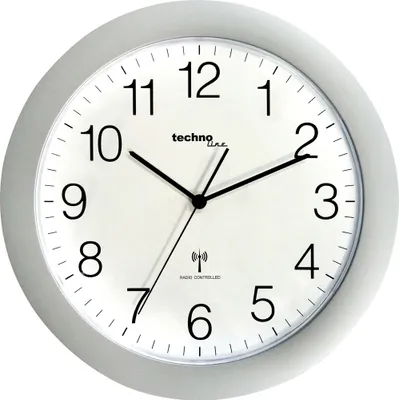 Obrázek produktu pro Technoline WT-8000, Zeď, Kruh, Titanová, AA, 3 cm, 323 mm