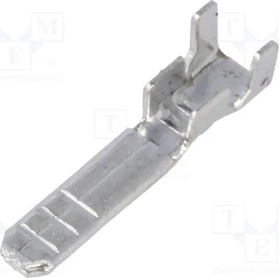 Obrázok produktu pre 50 ks konektorov: ploché, 0,8 mm, pre vodiče s priemerom 0,5 ÷ 1 mm², 2,8 mm, samica, pre káble ST-032/2, izolované