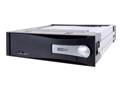Imagen del producto de Icy Dock MB123SK-1B IcyDock MB123SK-1B bk | HotSwp SATA2 ALU C.