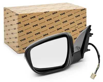 Produktbild von TYC 324-0180 Außenspiegel Seitenspiegel Links für NISSAN Qashqai II (J11, J11) Konvex Beheizt Grundiert