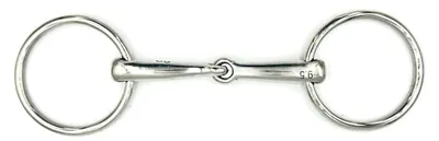 Gebiss, Wassertrense, einfach gebrochen, Ring 65 mm, 15 mm