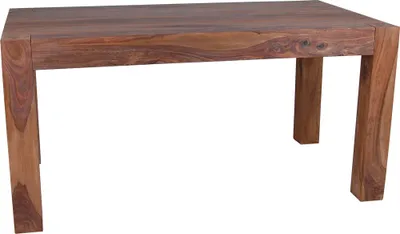 Produktbild von MiaMöbel Esstisch Mumba 160x90 cm Modern Massivholz Teak Braun